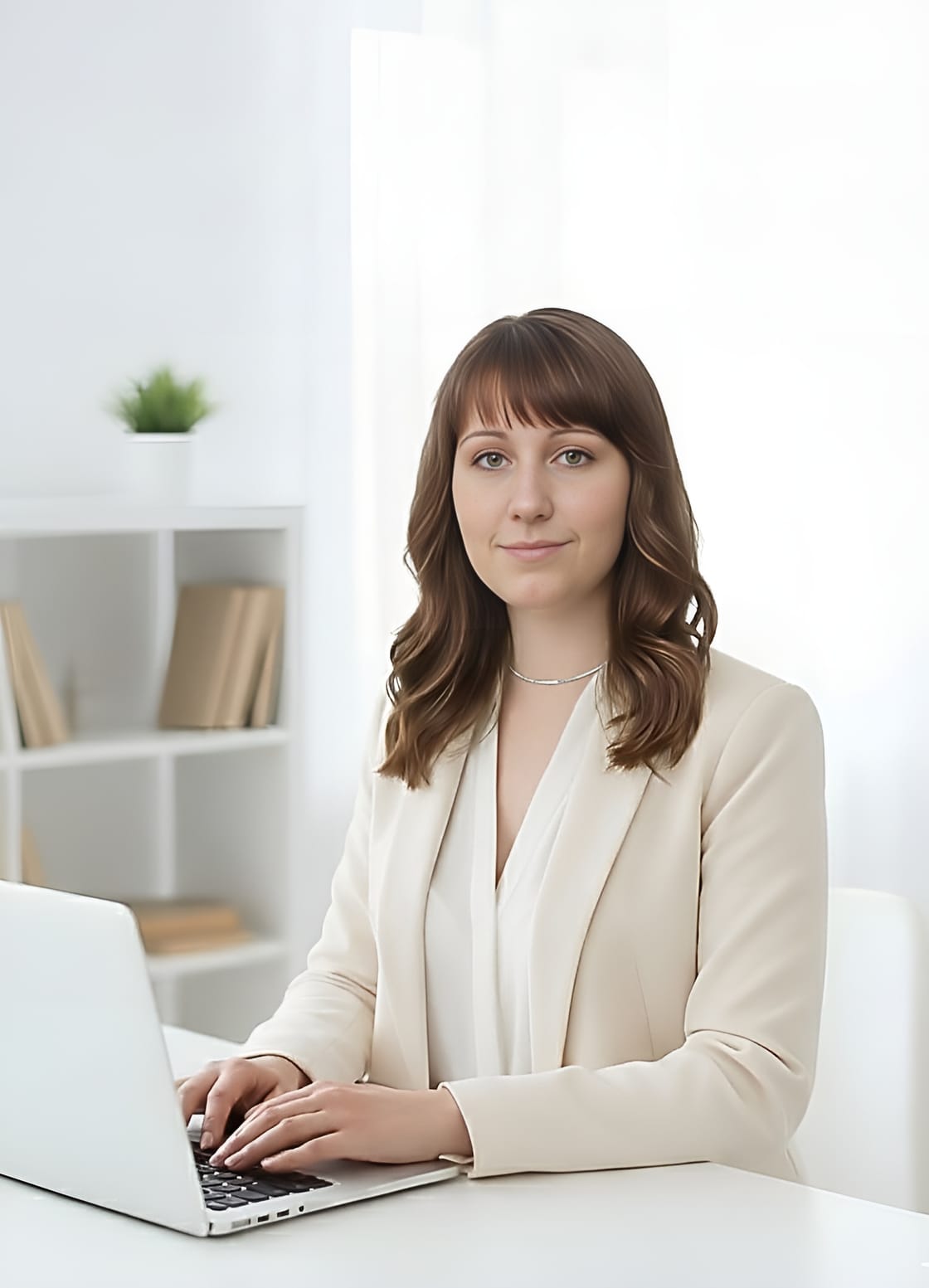 Andrea Letochová při práci